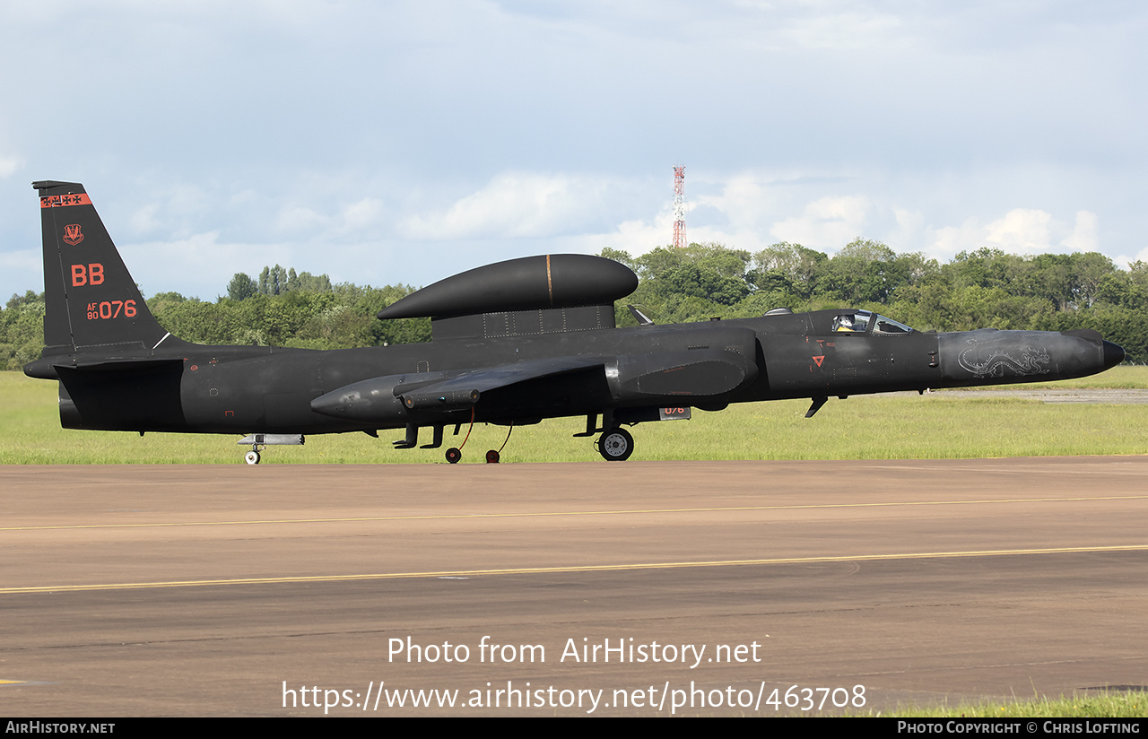 Aircraft Photo of 80-1076 | Lockheed U-2S | USA - Air Force | AirHistory.net #463708