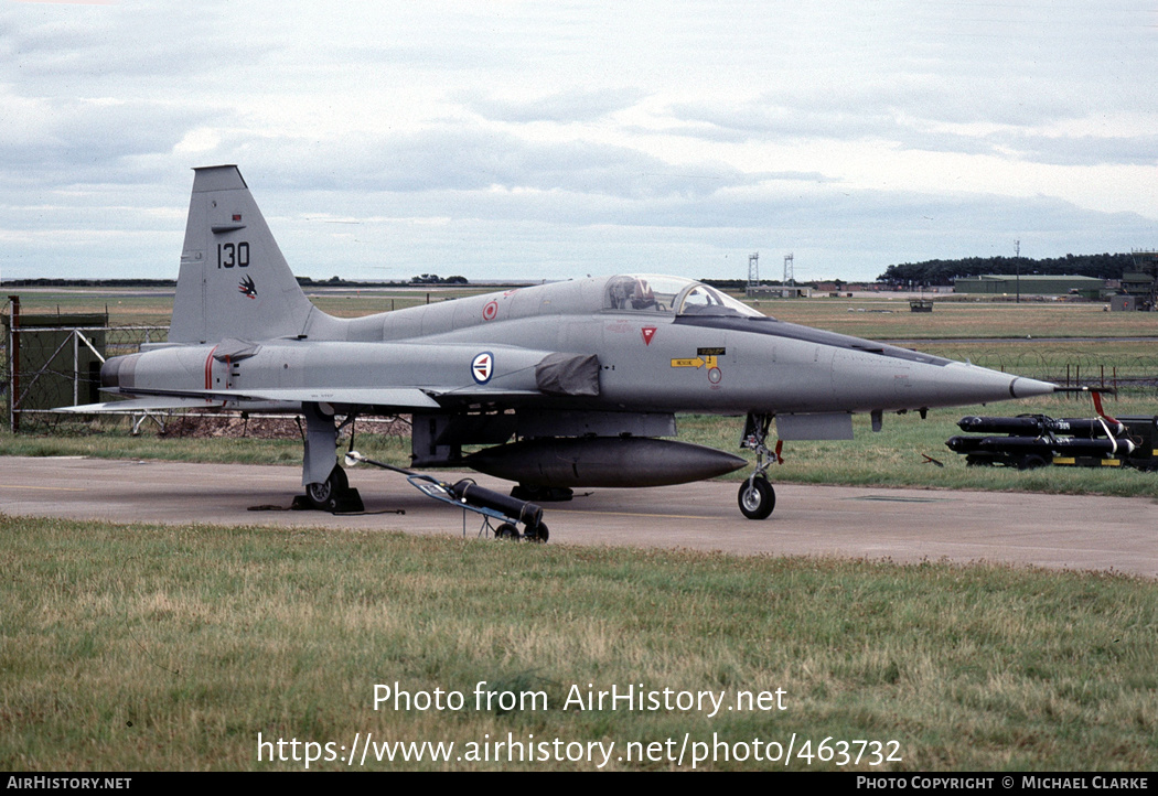 Aircraft Photo of 130 | Northrop F-5A Freedom Fighter | Norway - Air Force | AirHistory.net #463732