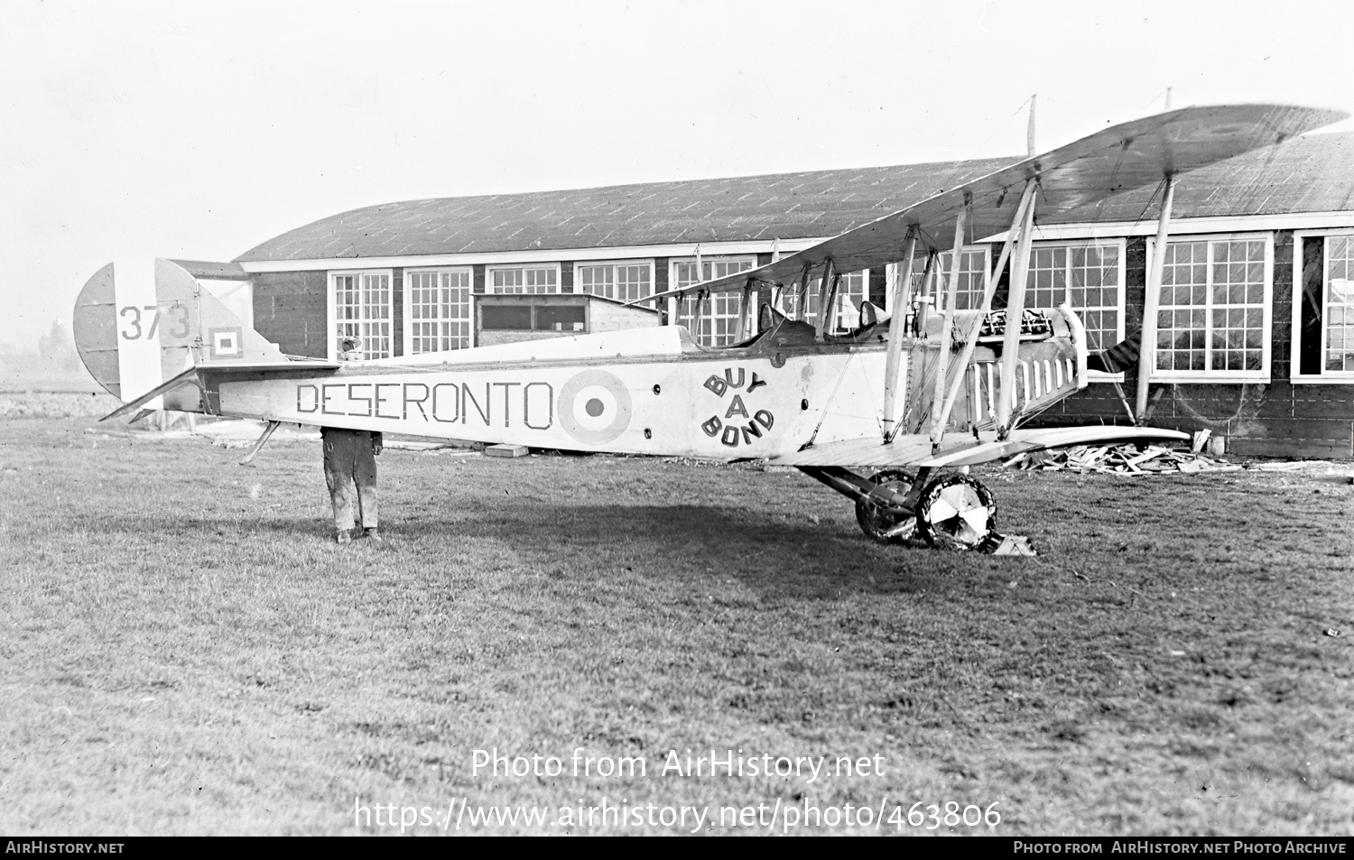 Aircraft Photo of 373 | Curtiss JN-4(CAN) | UK - Air Force | AirHistory.net #463806