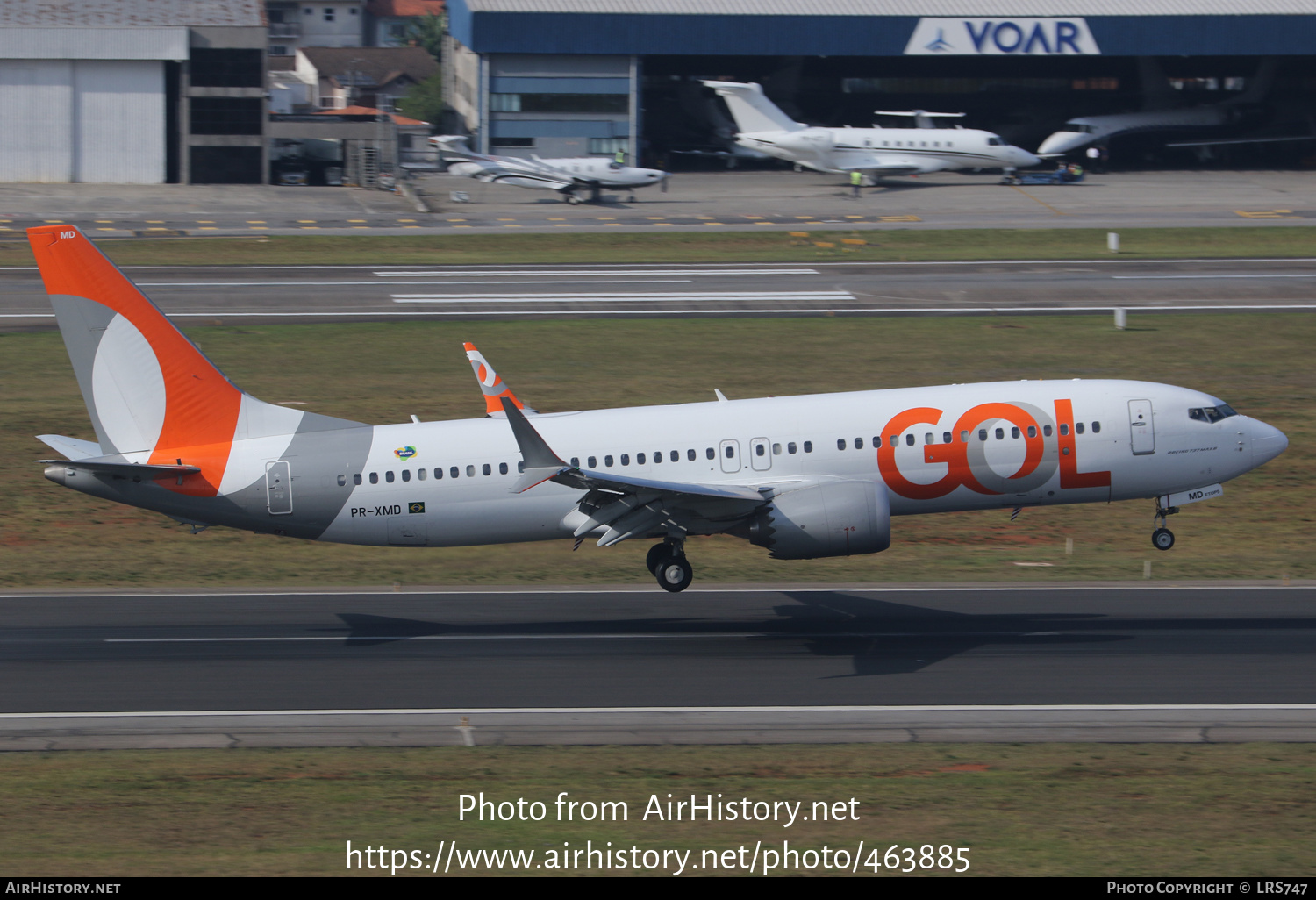 Aircraft Photo of PR-XMD | Boeing 737-8 Max 8 | GOL Linhas Aéreas | AirHistory.net #463885