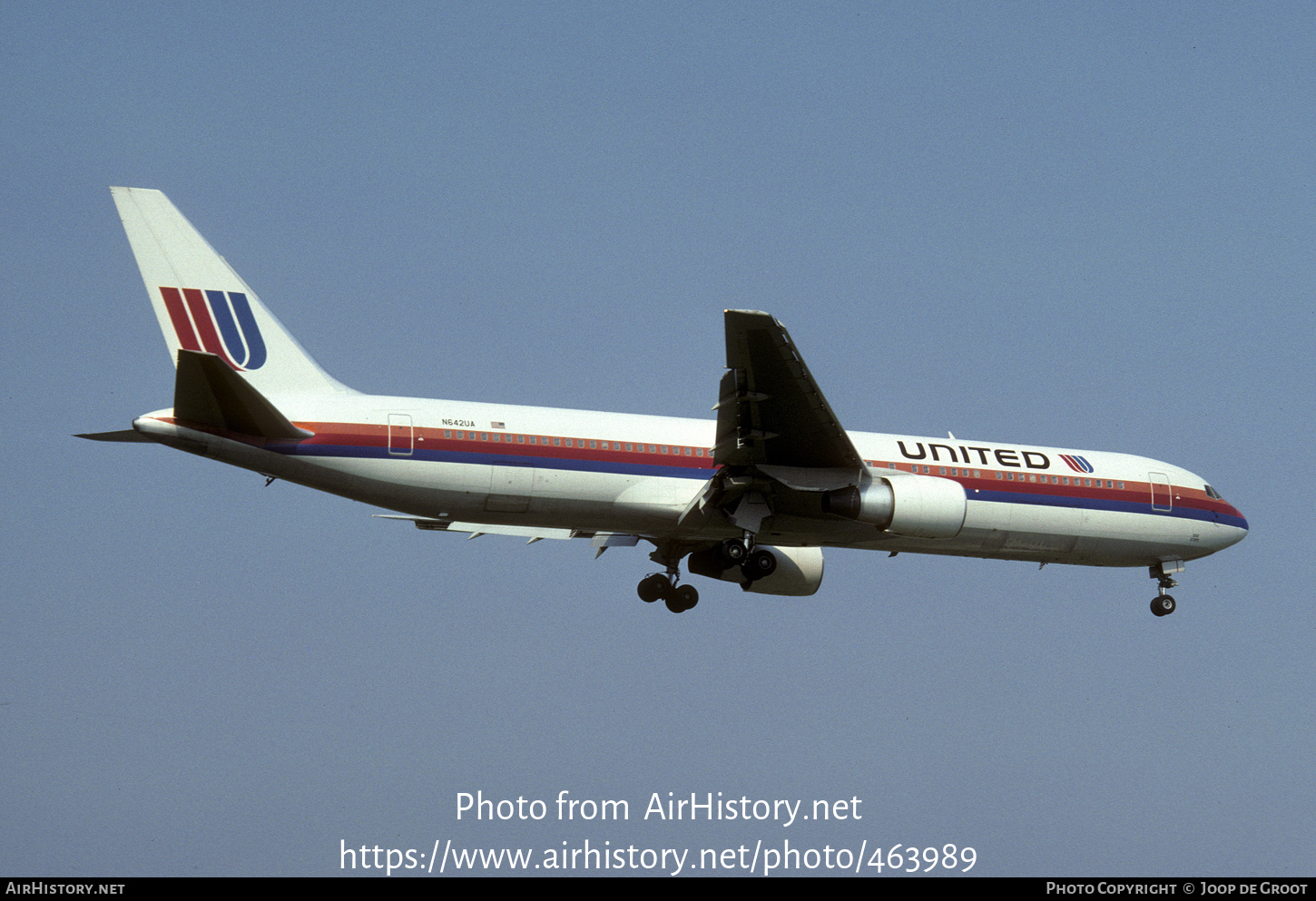 Aircraft Photo of N642UA | Boeing 767-322/ER | United Airlines | AirHistory.net #463989