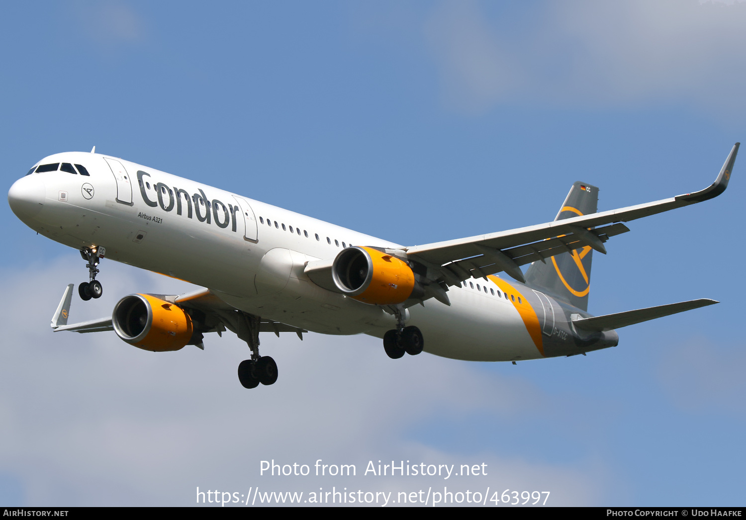 Aircraft Photo of D-ATCC | Airbus A321-211 | Condor Flugdienst | AirHistory.net #463997