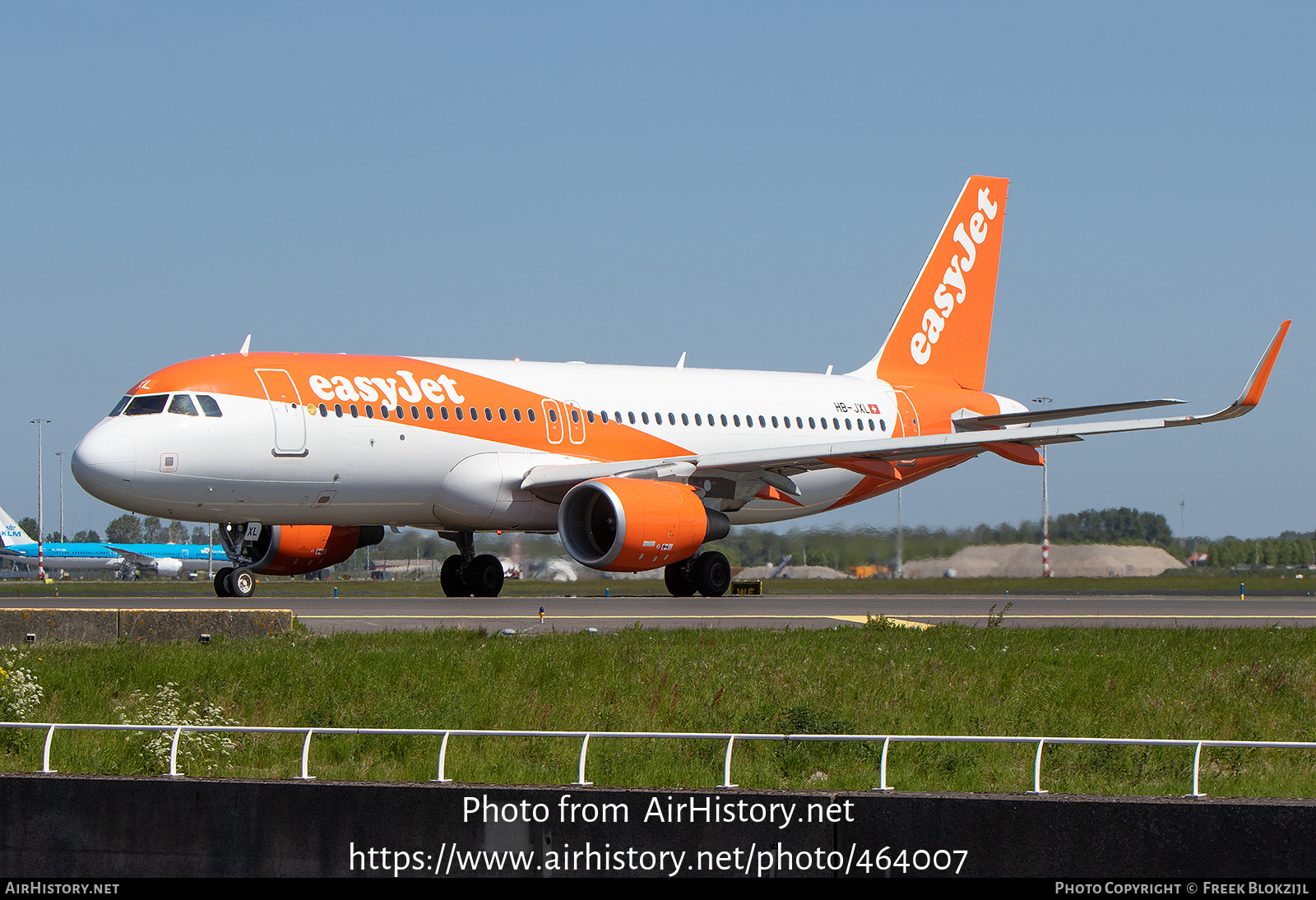 Aircraft Photo of HB-JXL | Airbus A320-214 | EasyJet | AirHistory.net #464007