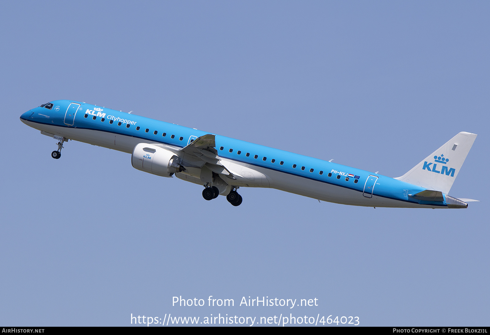 Aircraft Photo of PH-NXJ | Embraer 195-E2 (ERJ-190-400) | KLM Cityhopper | AirHistory.net #464023