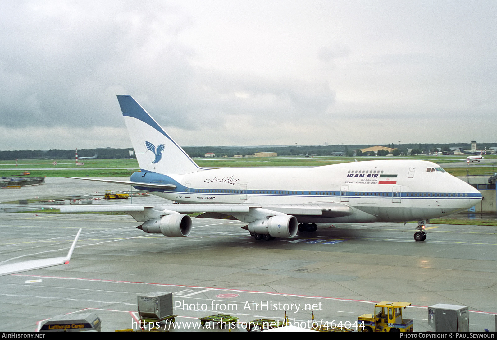 Aircraft Photo of EP-IAD | Boeing 747SP-86 | Iran Air | AirHistory.net #464044