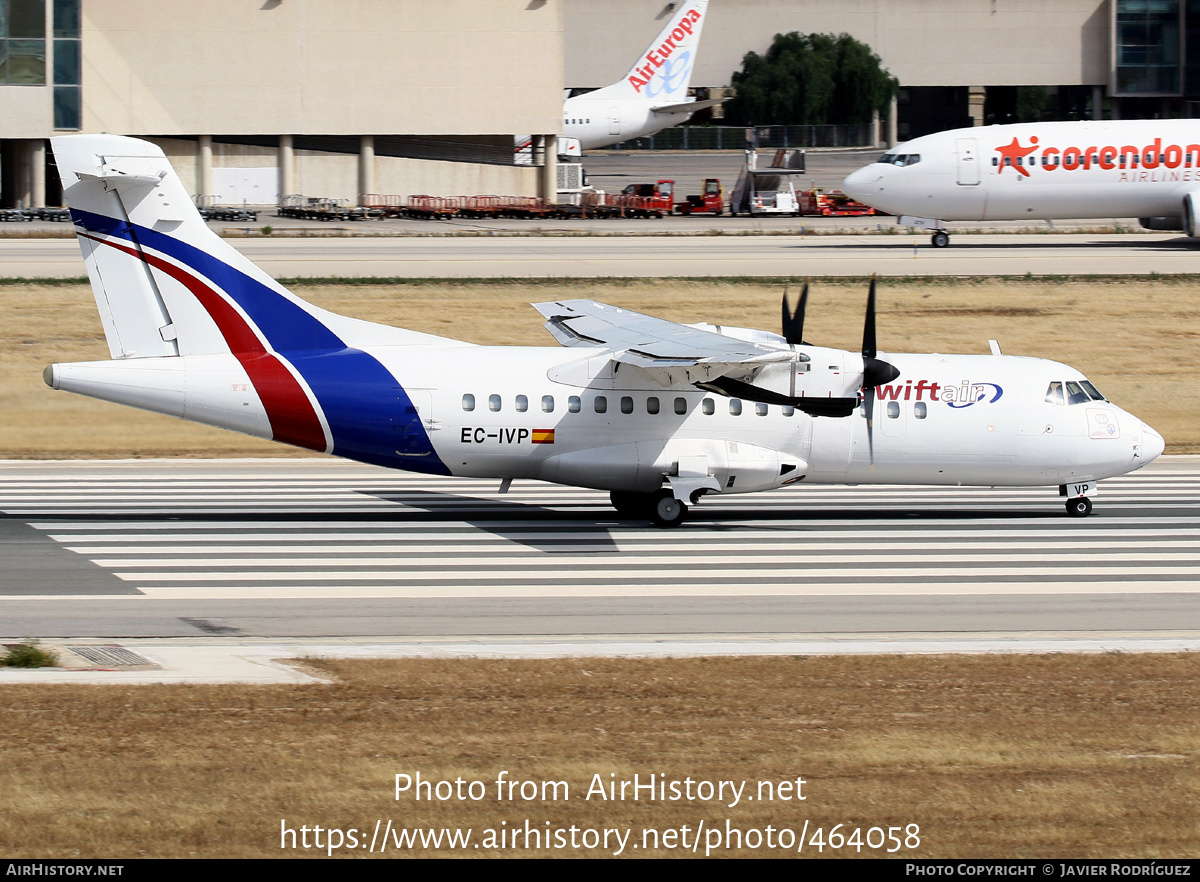 Aircraft Photo of EC-IVP | ATR ATR-42-300 | Swiftair | AirHistory.net #464058