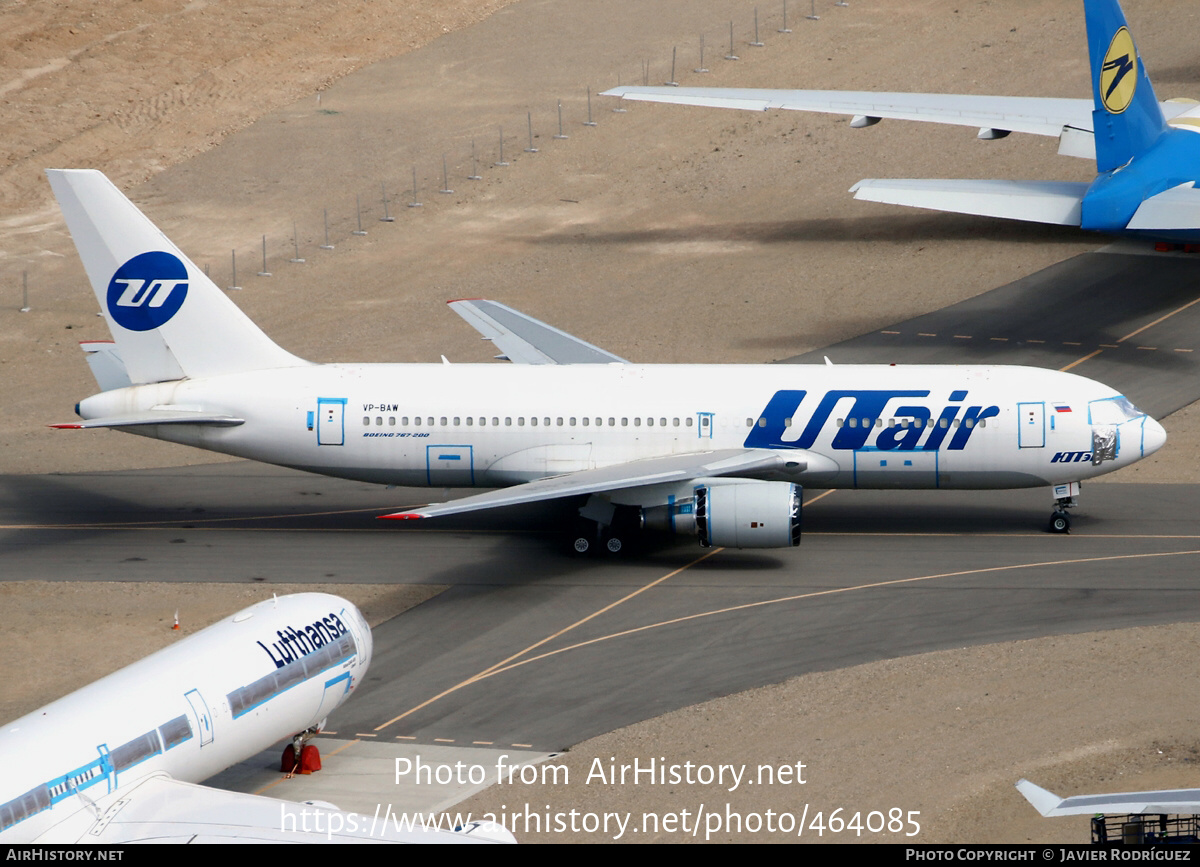 Aircraft Photo of VP-BAW | Boeing 767-224/ER | UTair | AirHistory.net #464085