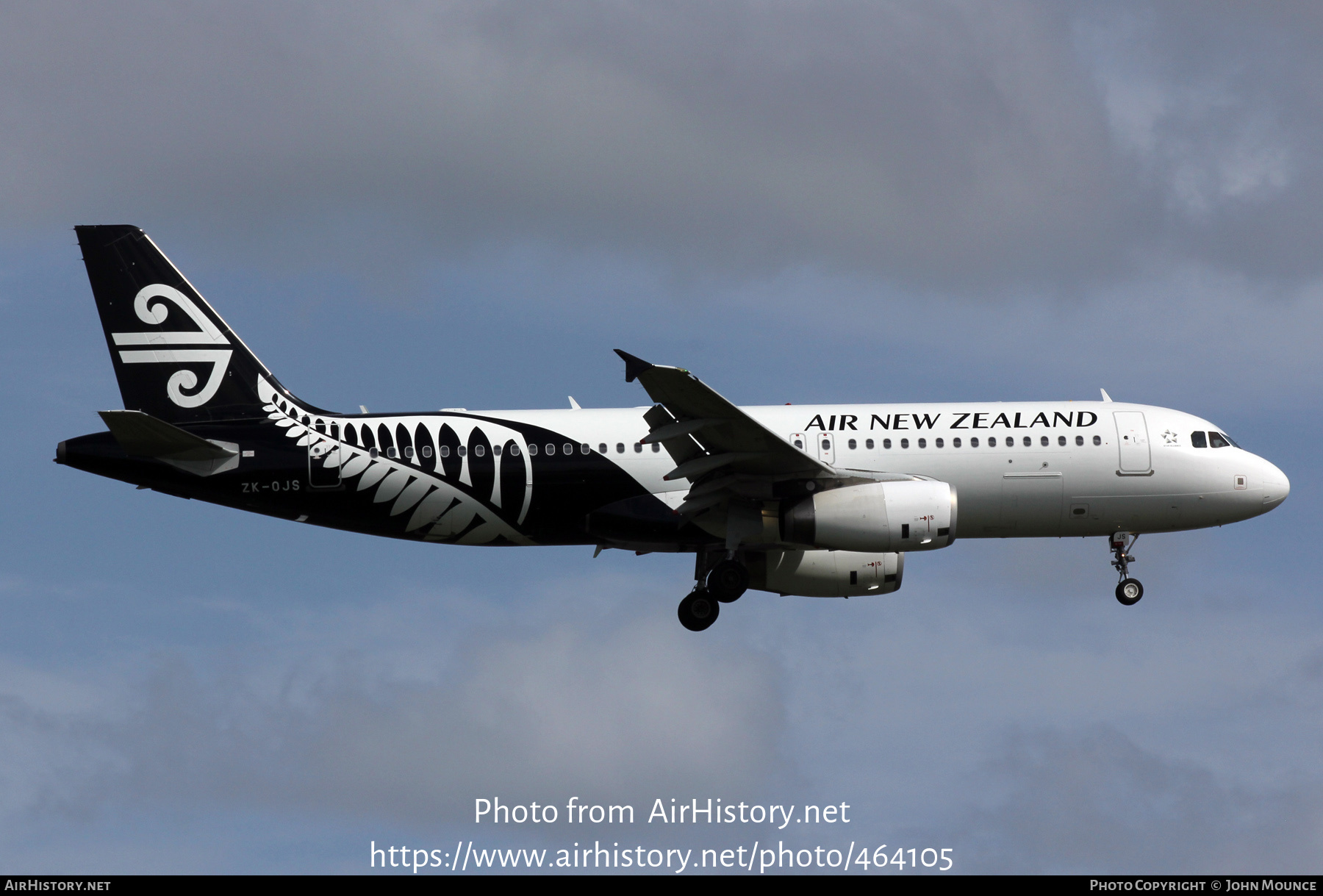 Aircraft Photo of ZK-OJS | Airbus A320-232 | Air New Zealand | AirHistory.net #464105