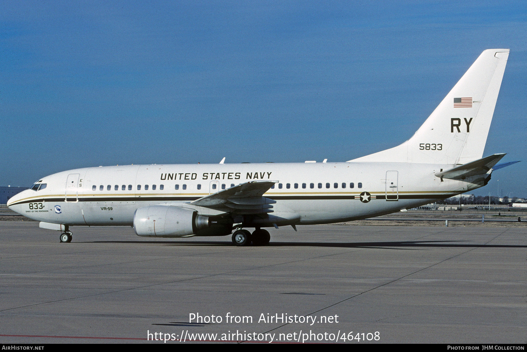 Aircraft Photo of 165833 | Boeing C-40A Clipper | USA - Navy | AirHistory.net #464108