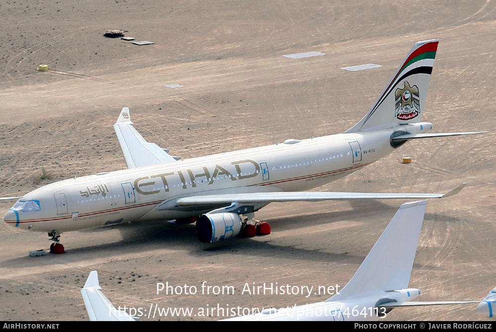 Aircraft Photo of A6-EYO | Airbus A330-243 | Etihad Airways | AirHistory.net #464113