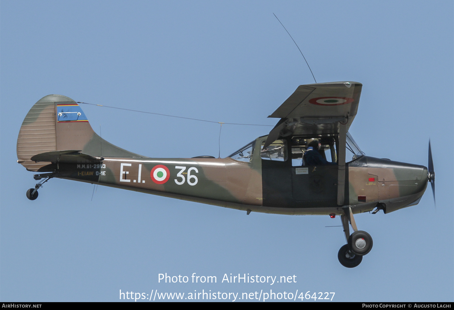 Aircraft Photo of I-EIAW / MM61-2963 | Cessna O-1E Bird Dog | Italy - Army | AirHistory.net #464227