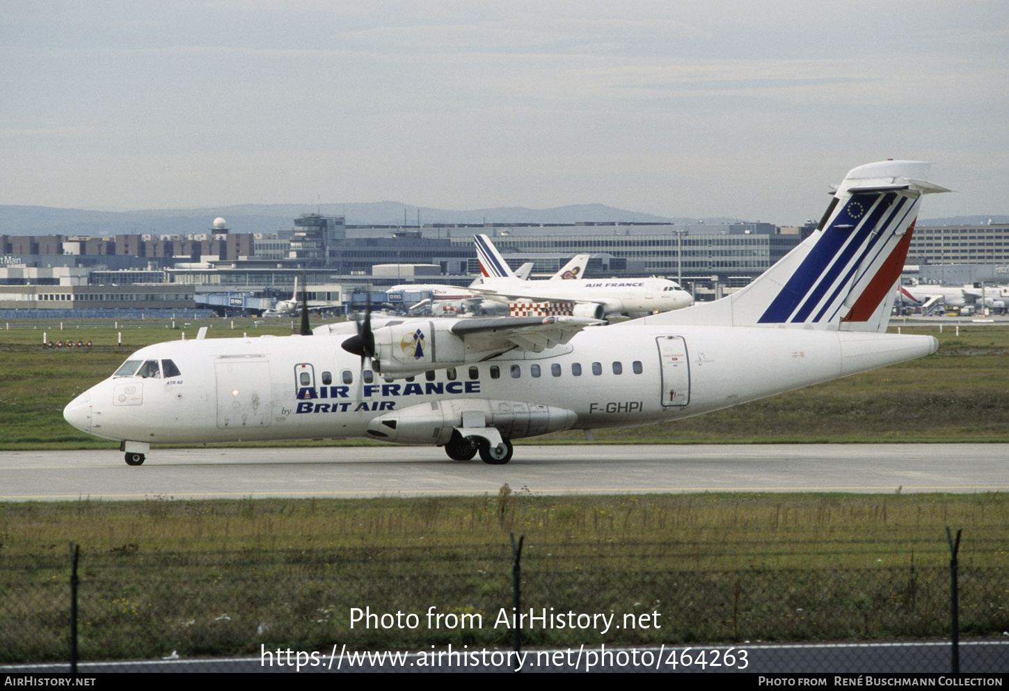 Aircraft Photo of F-GHPI | ATR ATR-42-300 | Air France | AirHistory.net #464263