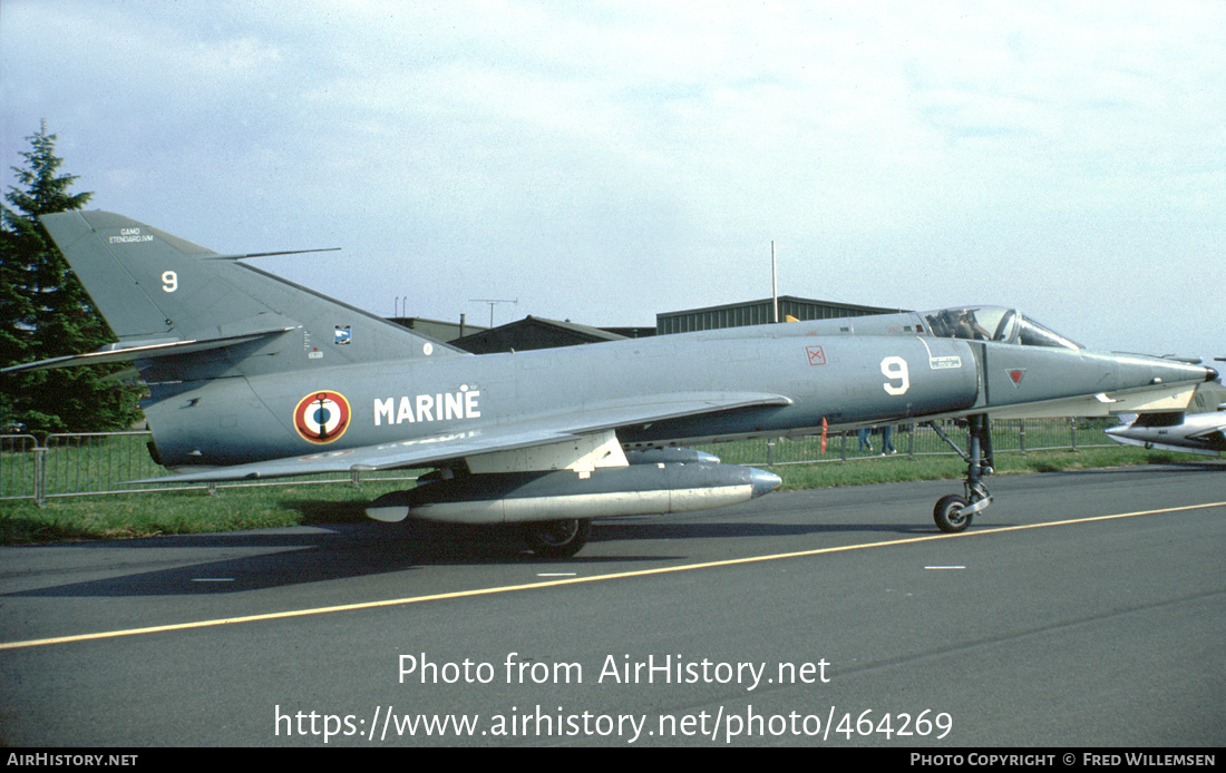 Aircraft Photo of 9 | Dassault Etendard IVM | France - Navy | AirHistory.net #464269