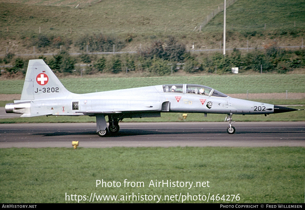 Aircraft Photo of J-3202 | Northrop F-5F Tiger II | Switzerland - Air Force | AirHistory.net #464276