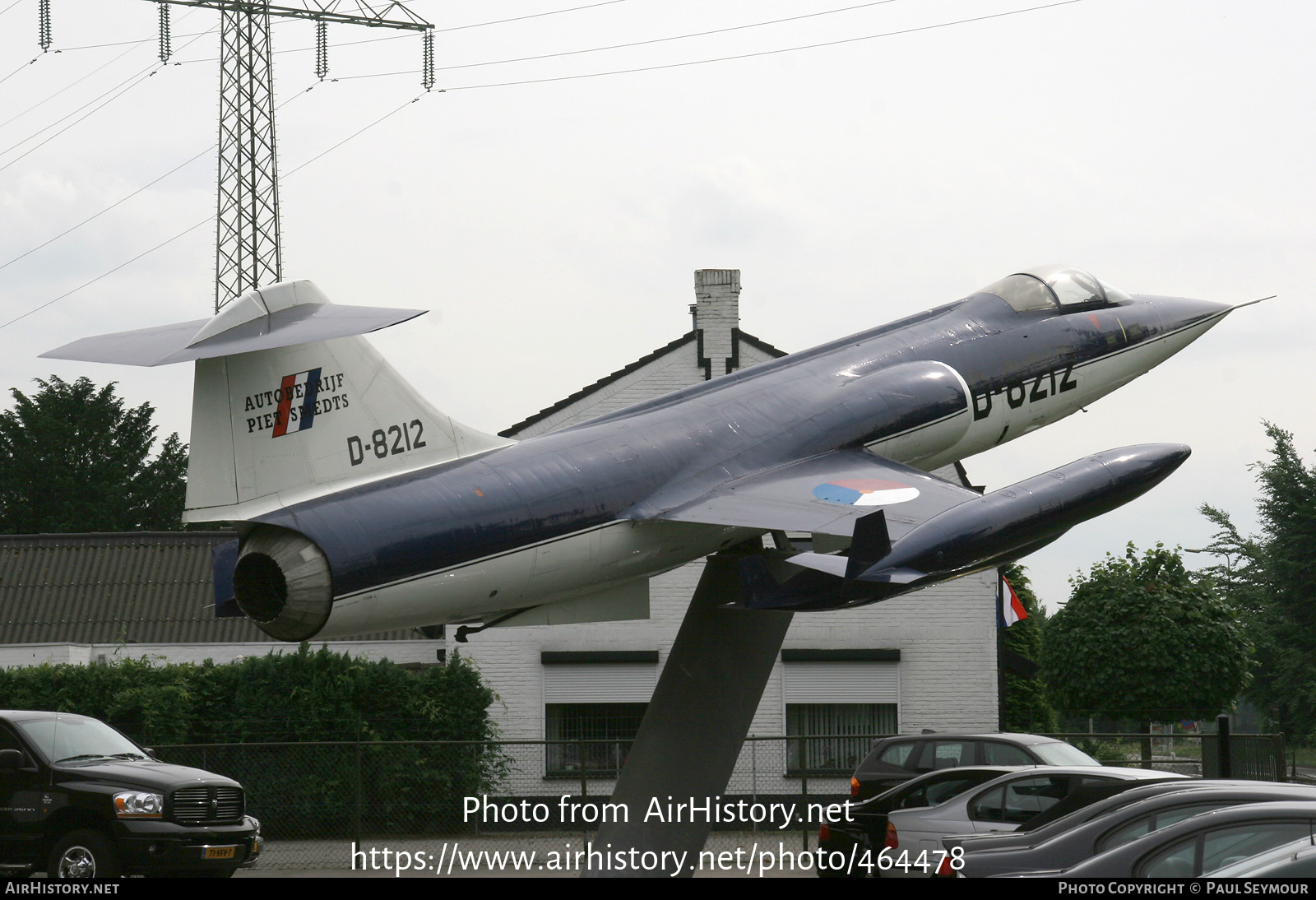 Aircraft Photo of D-8212 | Lockheed F-104G Starfighter | Autobedrijf Piet Smedts | AirHistory.net #464478