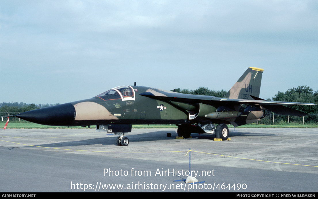 Aircraft Photo of 68-0052 / AF68-052 | General Dynamics F-111E Aardvark | USA - Air Force | AirHistory.net #464490