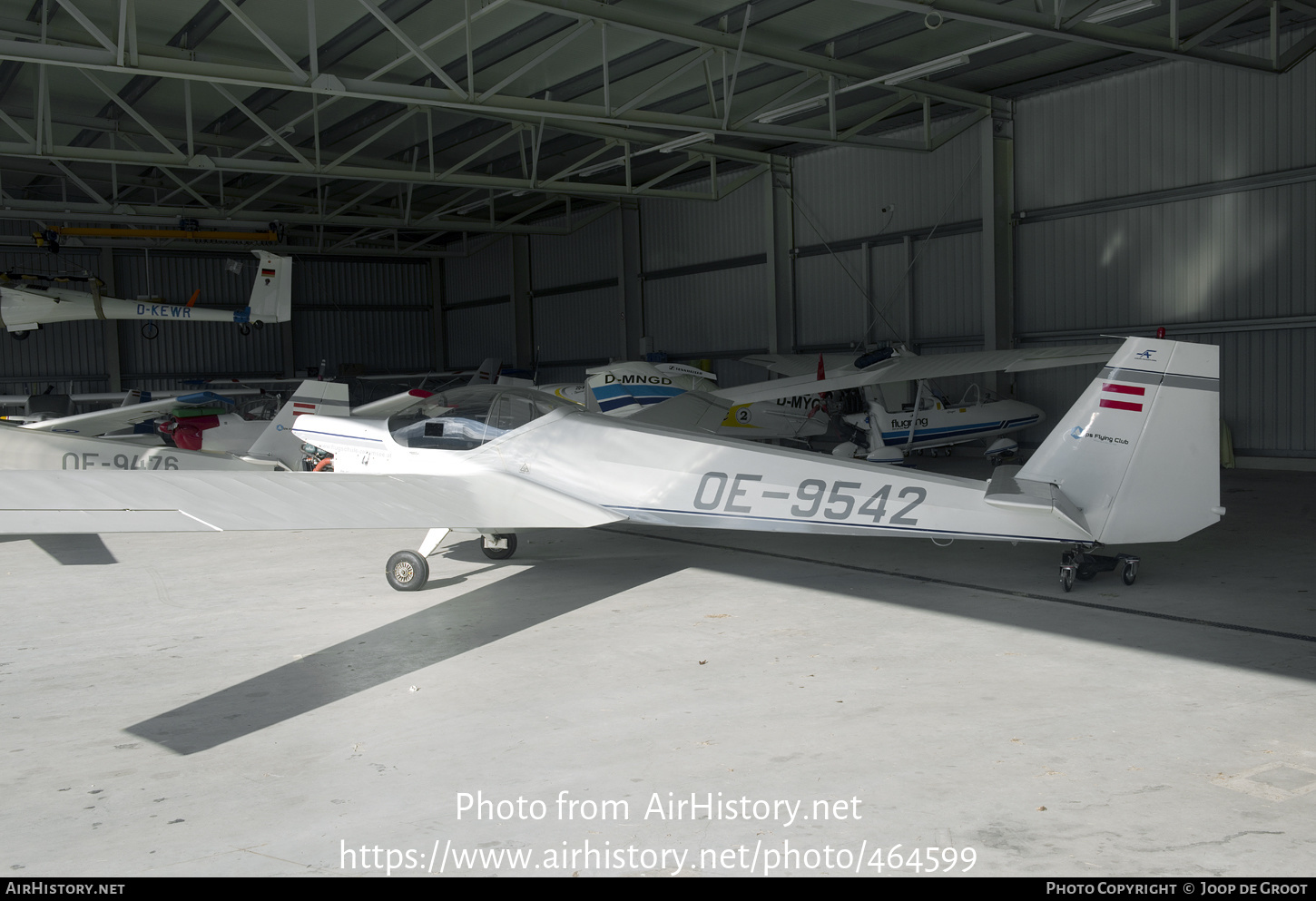 Aircraft Photo of OE-9542 | Scheibe SF-25C/TL Rotax-Falke | Alps Flying Club | AirHistory.net #464599