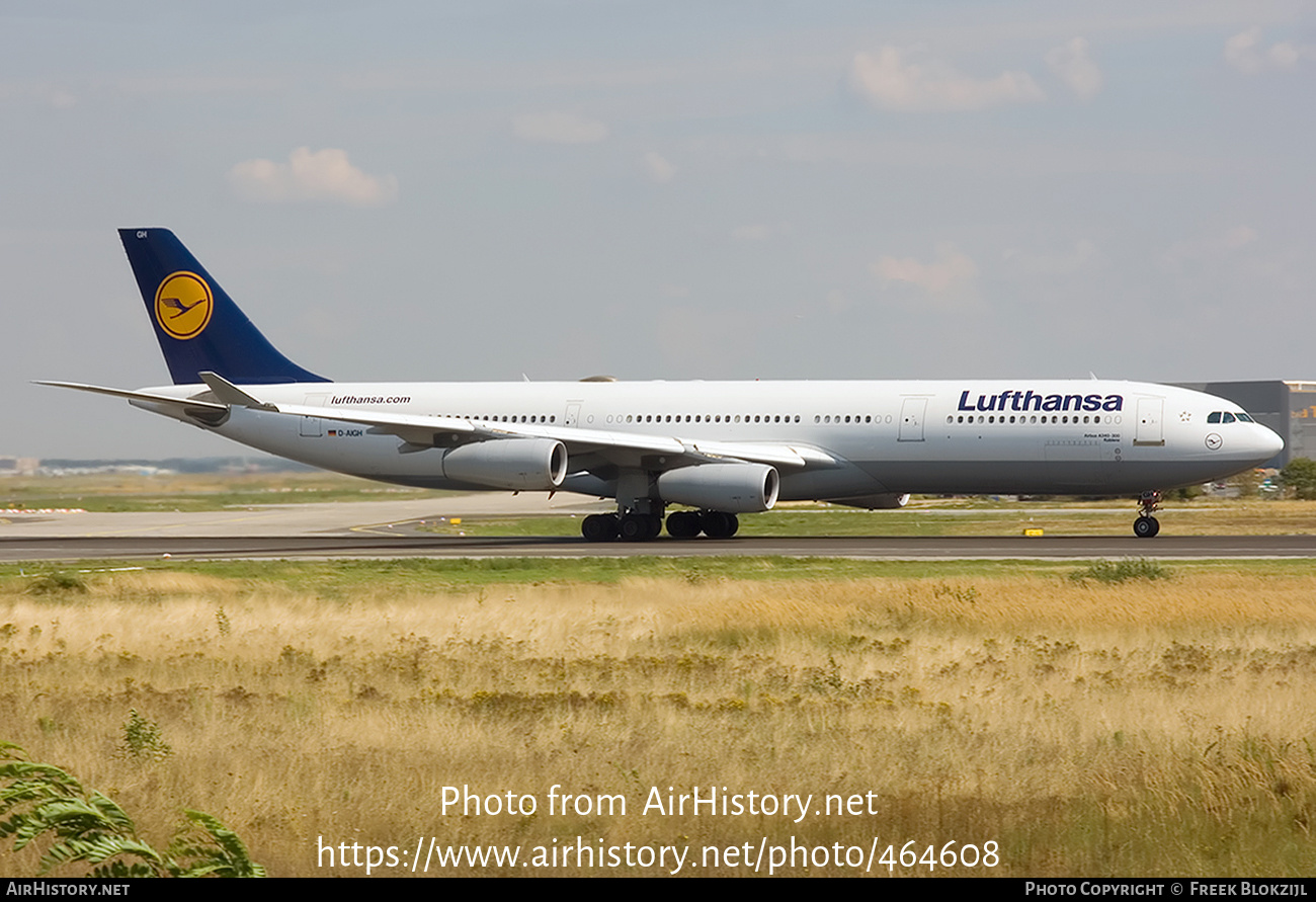 Aircraft Photo of D-AIGH | Airbus A340-311 | Lufthansa | AirHistory.net #464608