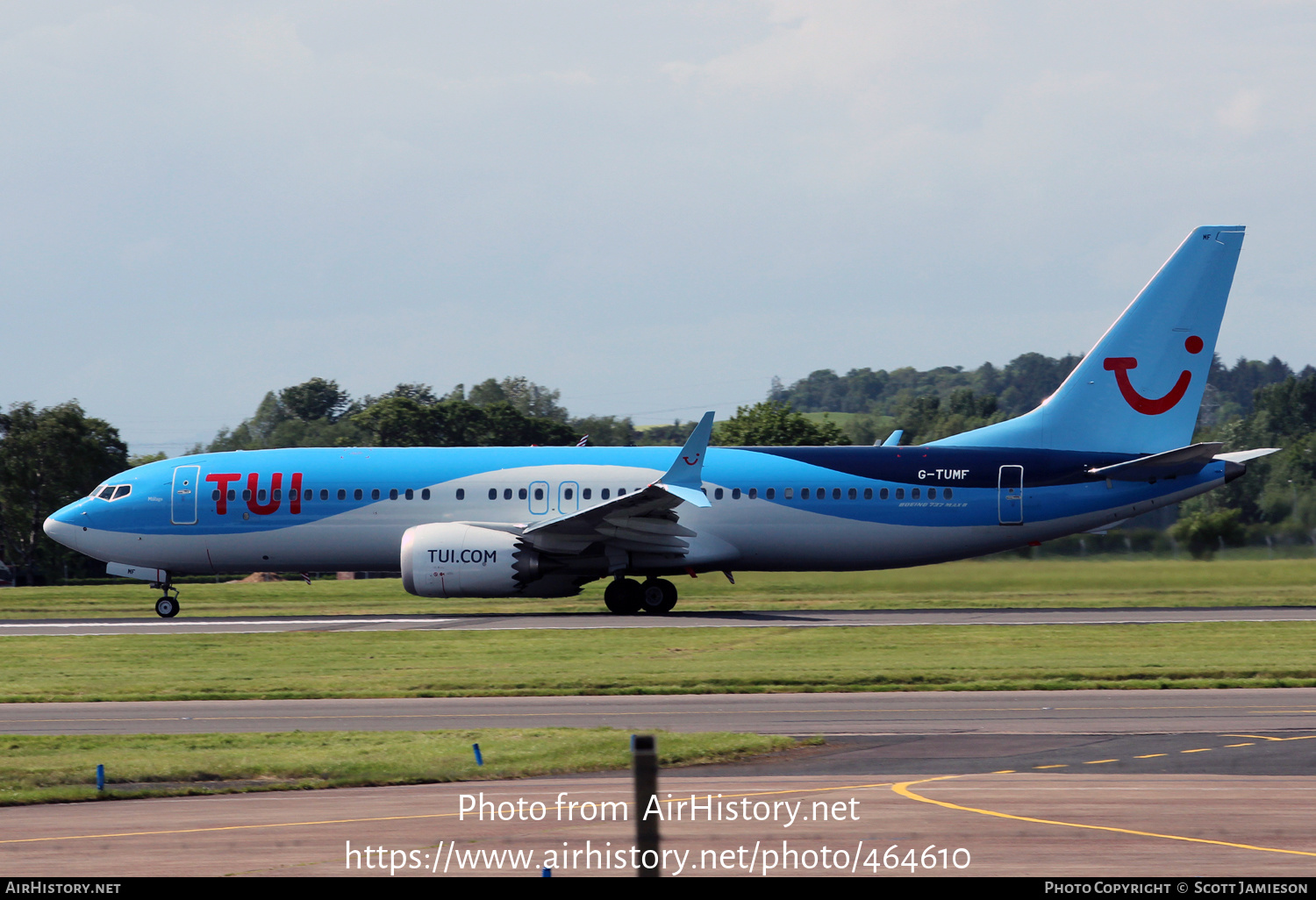 Aircraft Photo of G-TUMF | Boeing 737-8 Max 8 | TUI | AirHistory.net #464610