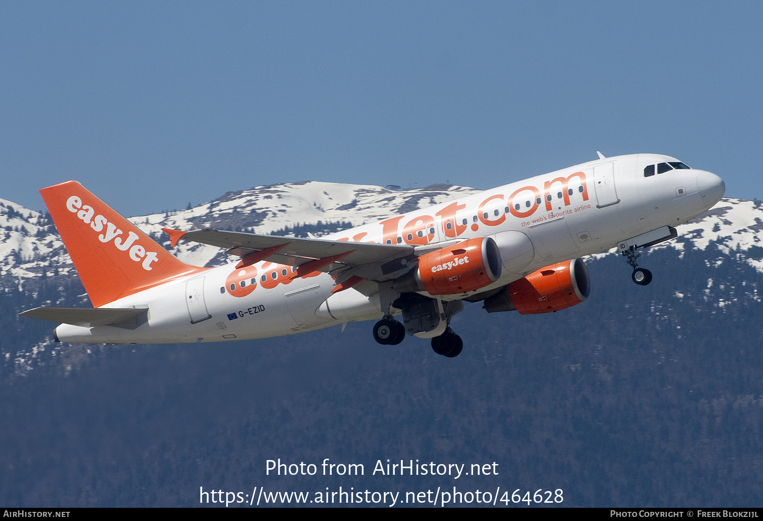 Aircraft Photo of G-EZID | Airbus A319-111 | EasyJet | AirHistory.net #464628