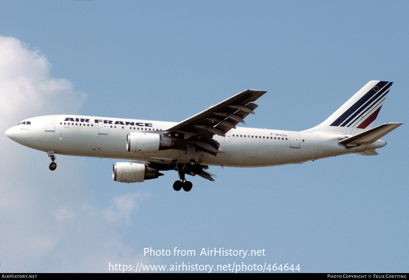 Aircraft Photo of F-BVGO | Airbus A300B4-203 | Air France | AirHistory.net #464644