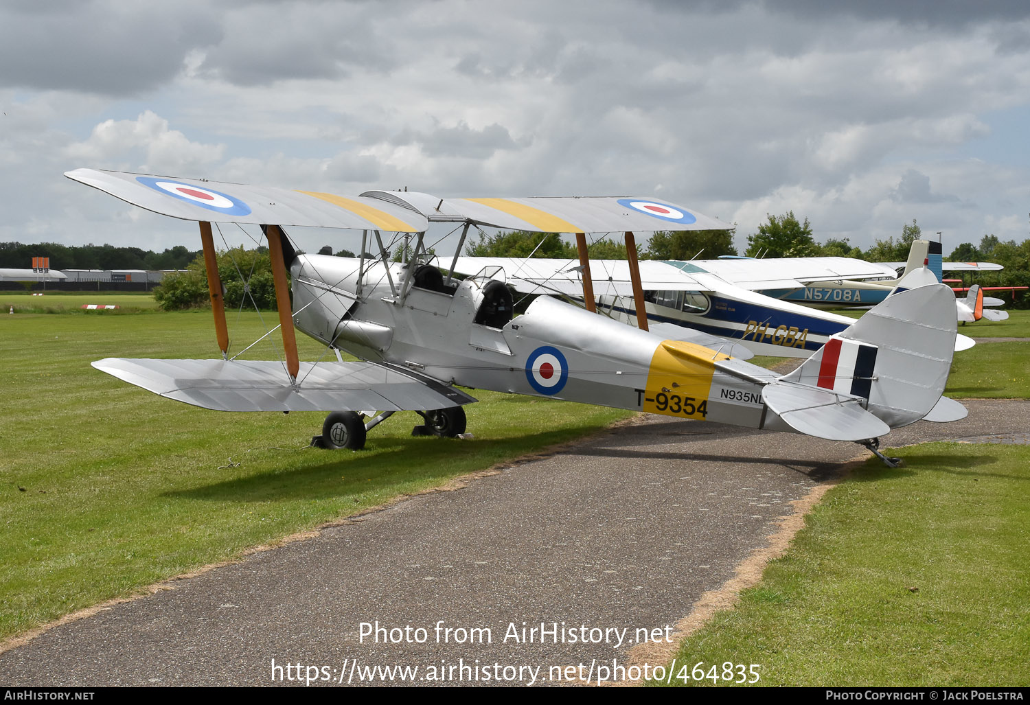 Aircraft Photo of N935NL / T-9354 | De Havilland D.H. 82A Tiger Moth II | UK - Air Force | AirHistory.net #464835