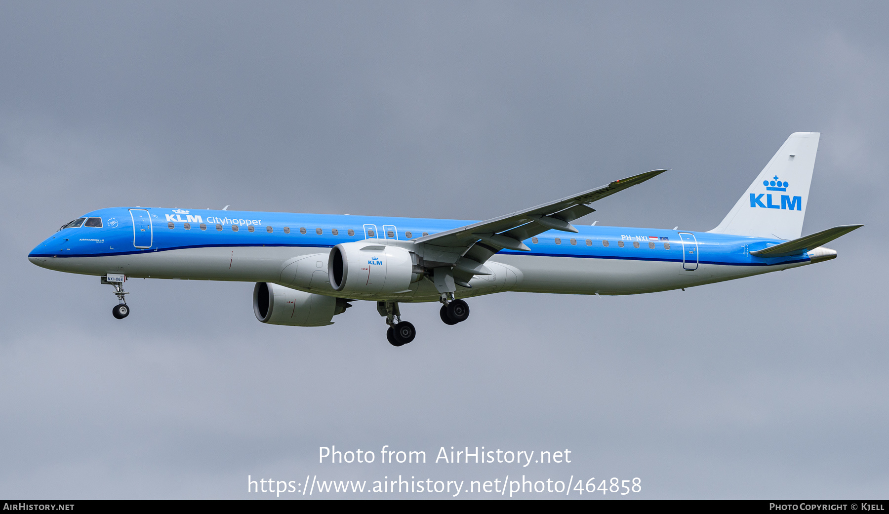 Aircraft Photo of PH-NXI | Embraer 195-E2 (ERJ-190-400) | KLM Cityhopper | AirHistory.net #464858