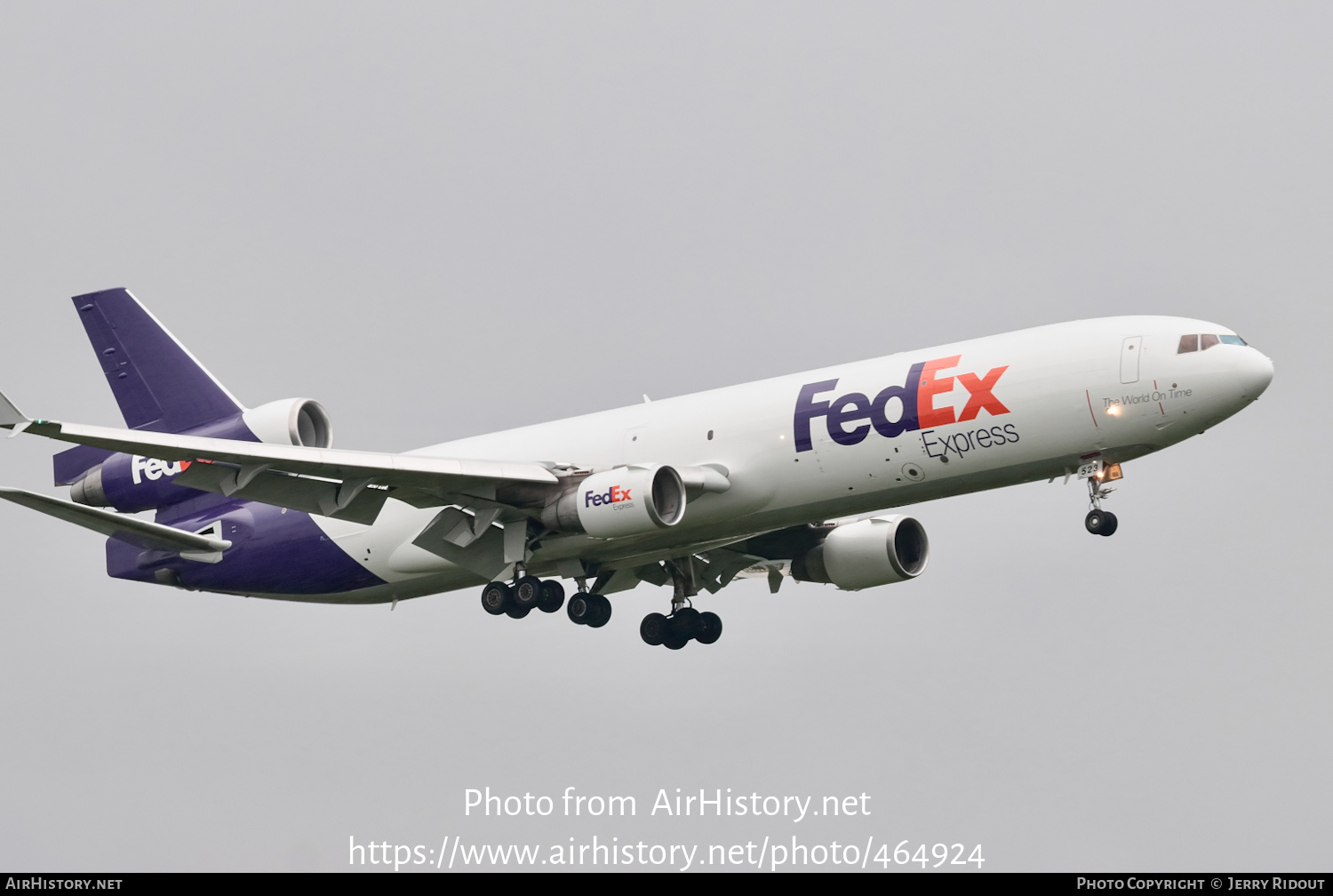 Aircraft Photo of N523FE | McDonnell Douglas MD-11/F | FedEx Express - Federal Express | AirHistory.net #464924