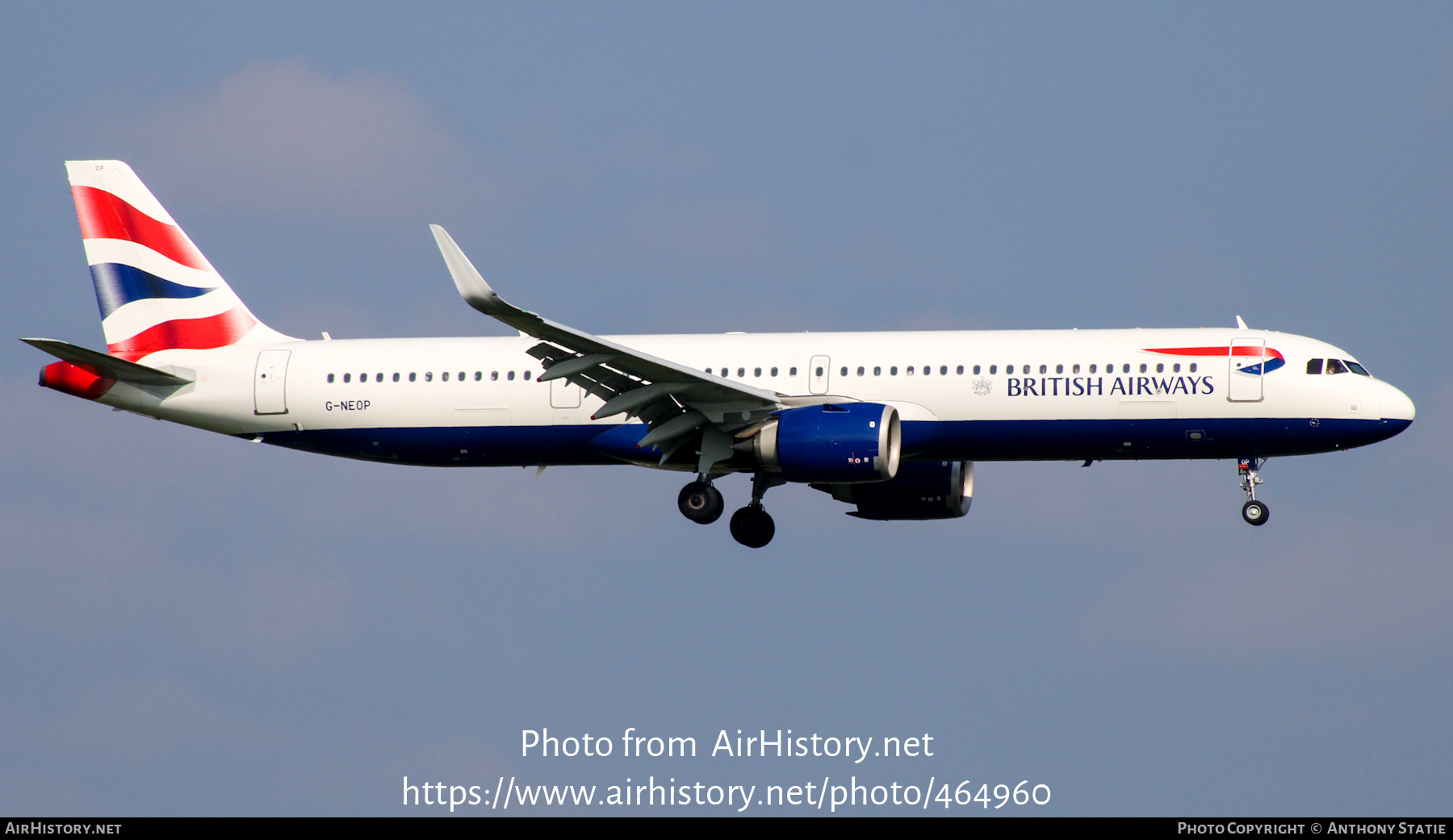 Aircraft Photo of G-NEOP | Airbus A321-251NX | British Airways | AirHistory.net #464960