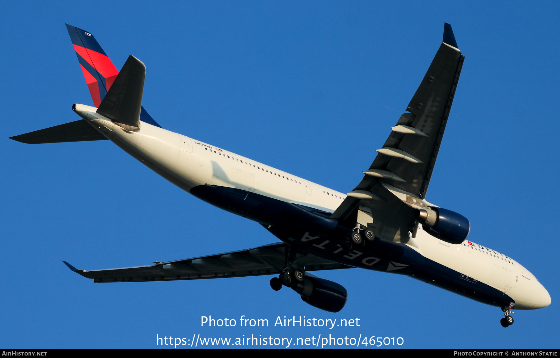 Aircraft Photo of N821NW | Airbus A330-323 | Delta Air Lines | AirHistory.net #465010