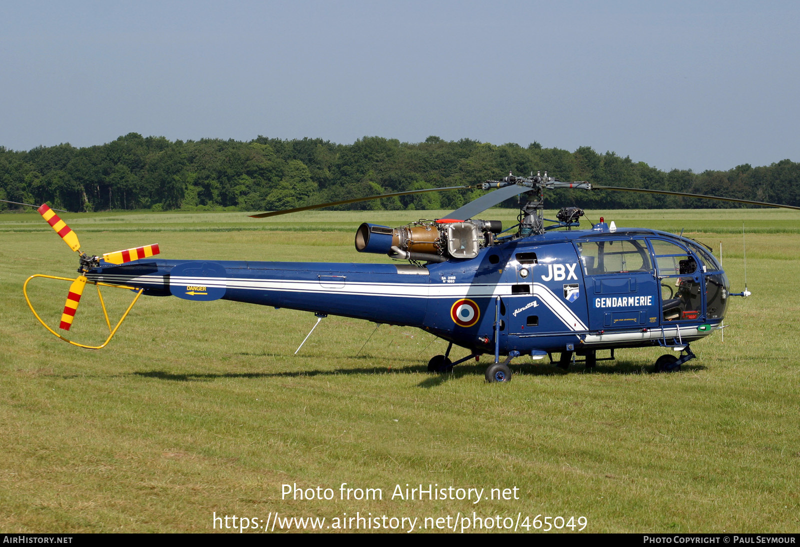 Aircraft Photo of 1693 | Aerospatiale SA-316B Alouette III | France - Gendarmerie | AirHistory.net #465049