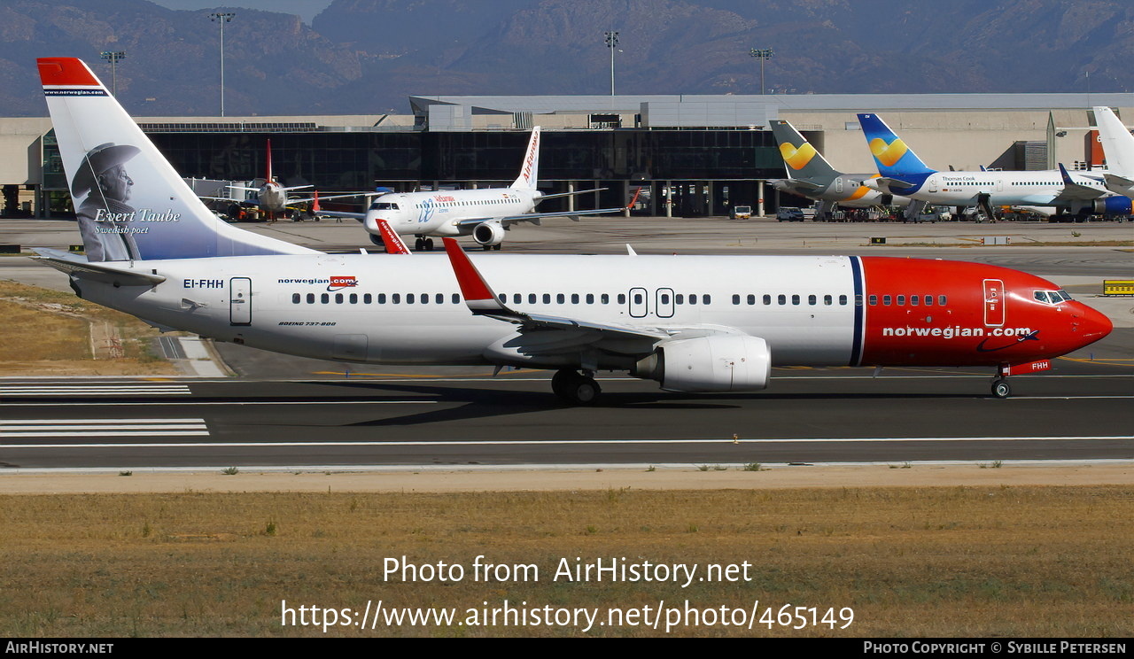 Aircraft Photo of EI-FHH | Boeing 737-8FZ | Norwegian | AirHistory.net #465149