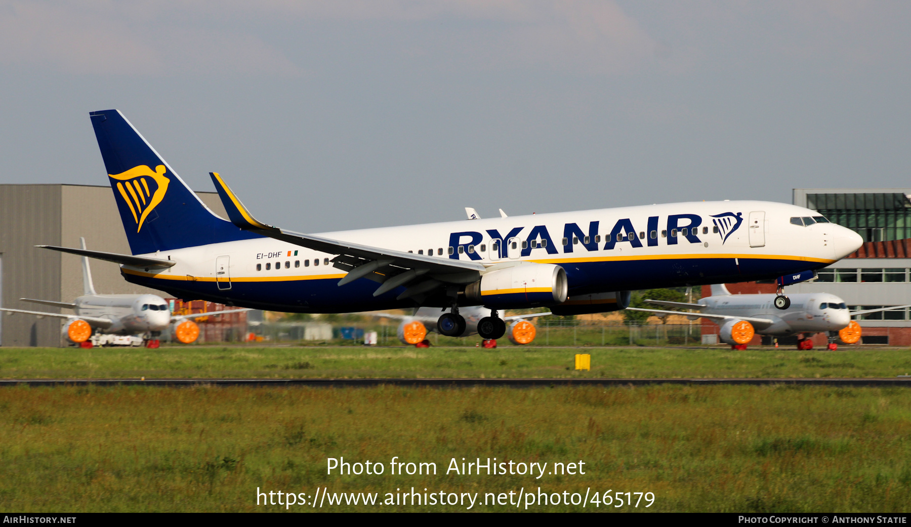 Aircraft Photo of EI-DHF | Boeing 737-8AS | Ryanair | AirHistory.net #465179