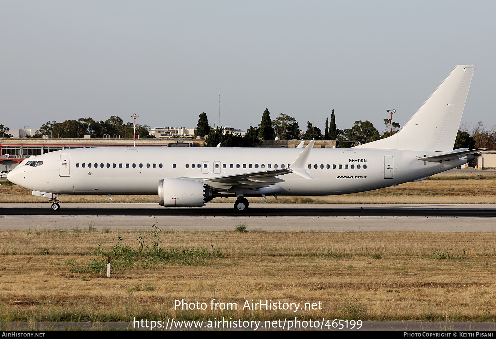 Aircraft Photo of 9H-ORN | Boeing 737-8 Max 8 | AirHistory.net #465199