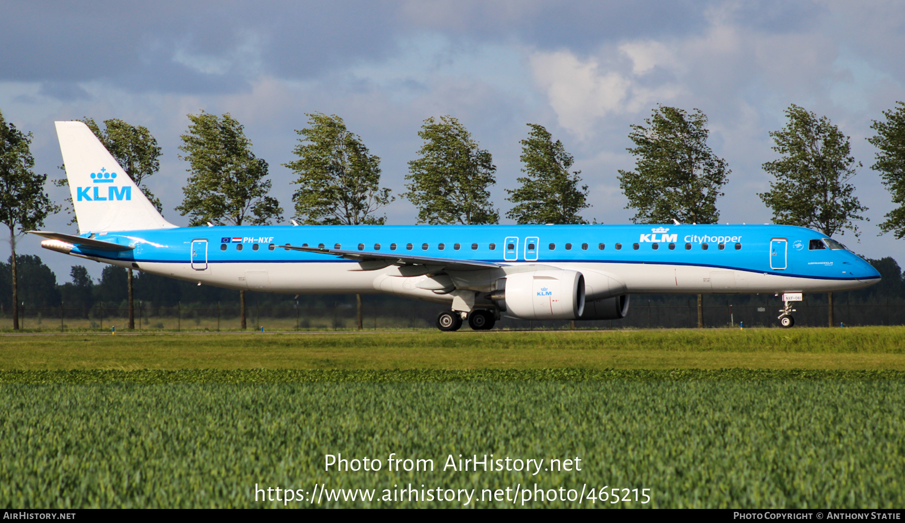 Aircraft Photo of PH-NXF | Embraer 195-E2 (ERJ-190-400) | KLM Cityhopper | AirHistory.net #465215