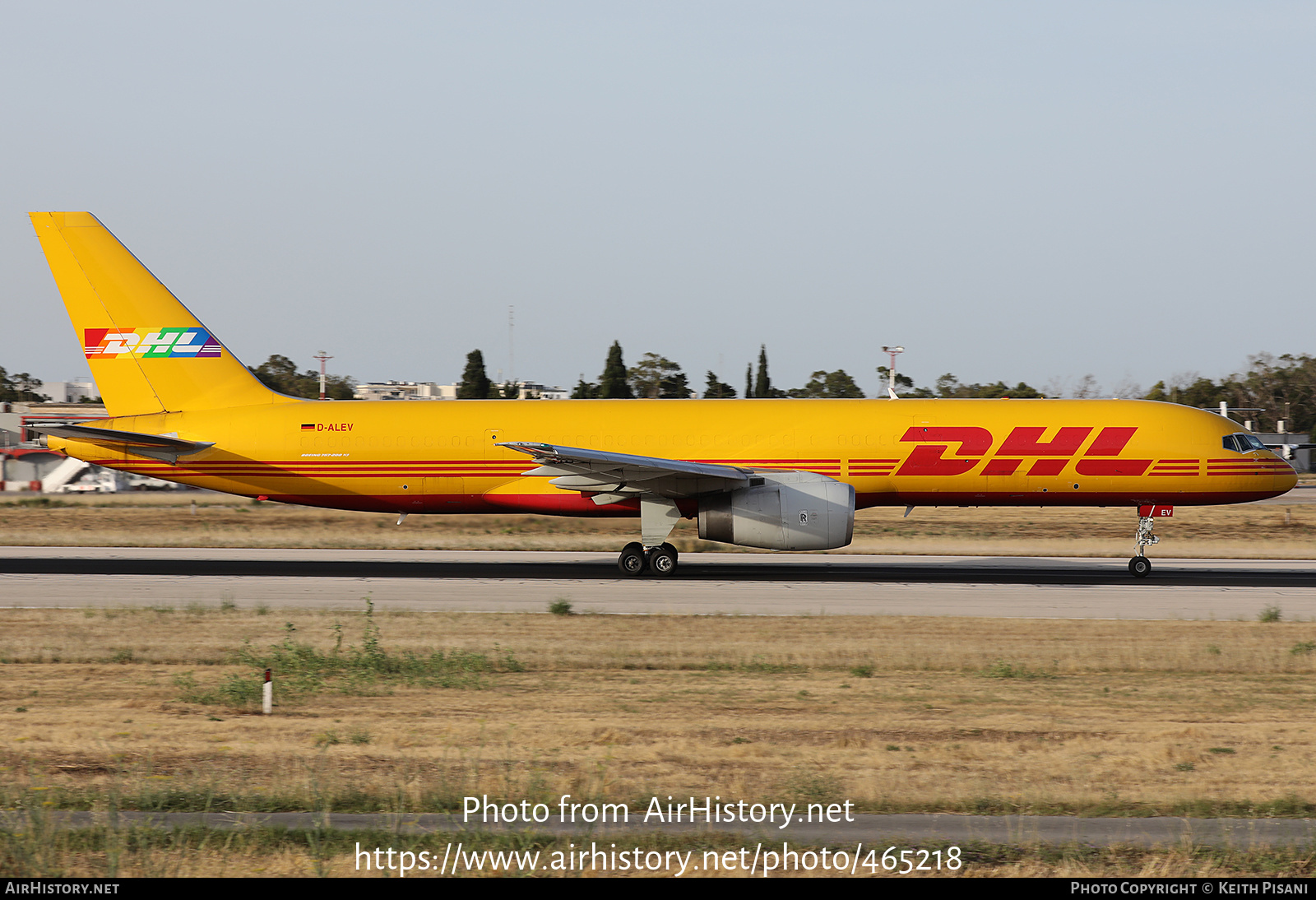 Aircraft Photo of D-ALEV | Boeing 757-28A(PCF) | DHL International | AirHistory.net #465218