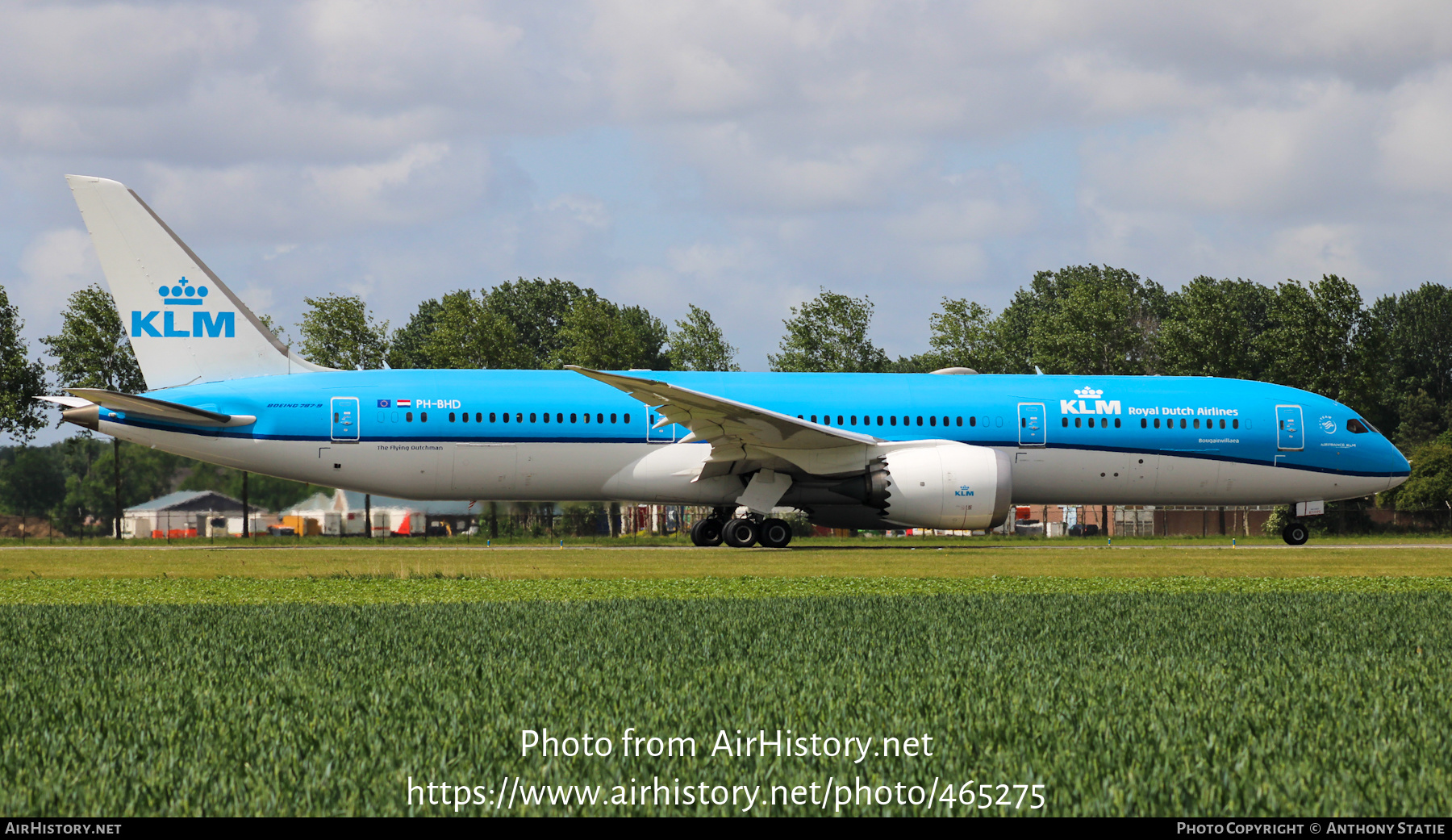 Aircraft Photo of PH-BHD | Boeing 787-9 Dreamliner | KLM - Royal Dutch Airlines | AirHistory.net #465275