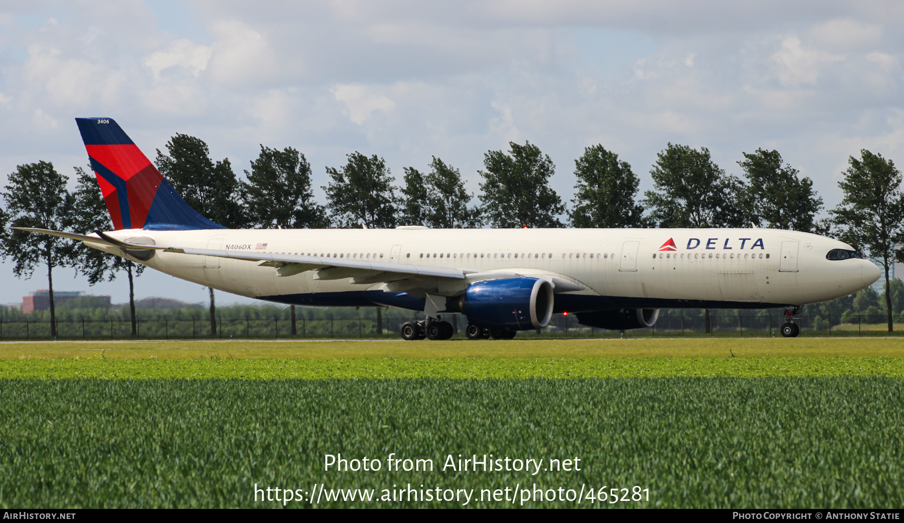 Aircraft Photo of N406DX | Airbus A330-941N | Delta Air Lines | AirHistory.net #465281