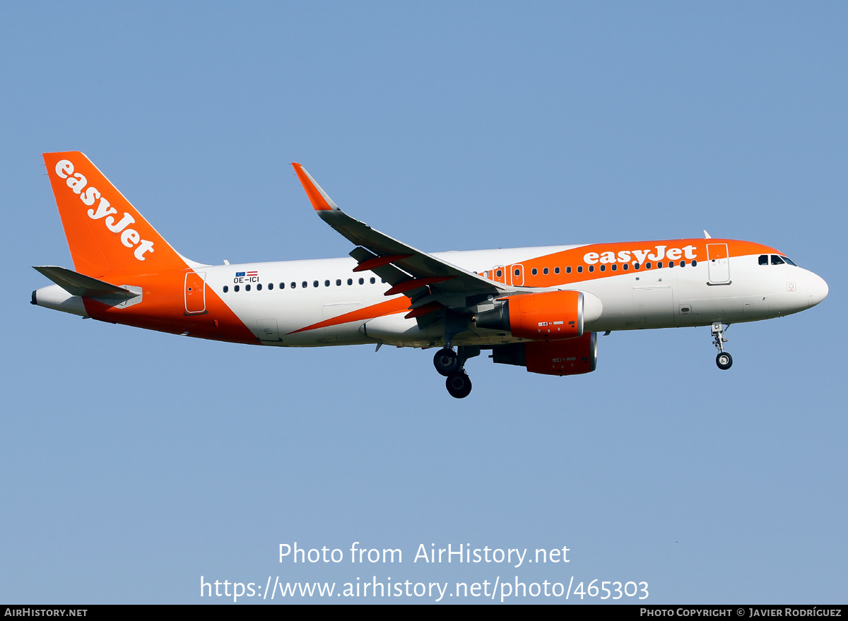 Aircraft Photo of OE-ICI | Airbus A320-214 | EasyJet | AirHistory.net #465303