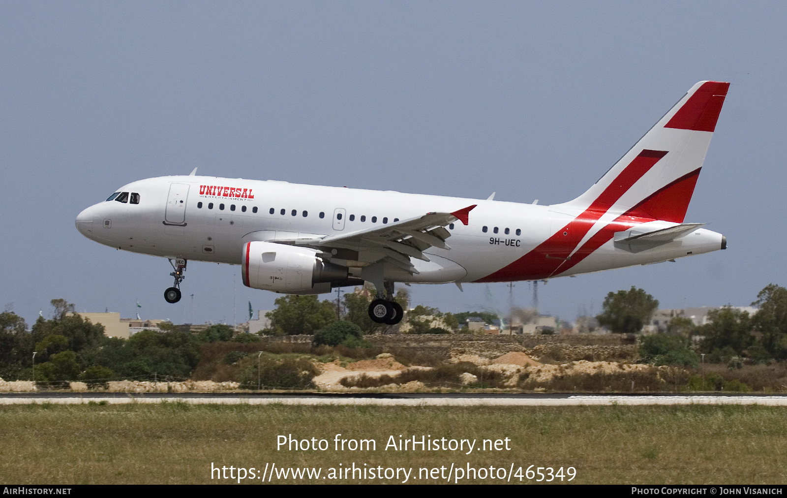 Aircraft Photo of 9H-UEC | Airbus ACJ318 (A318-112/CJ) | Universal Entertainment | AirHistory.net #465349