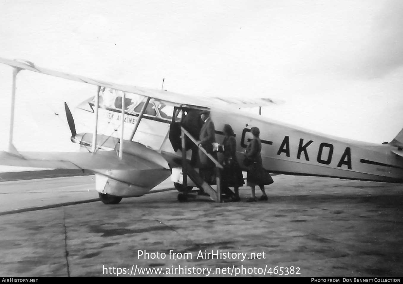 Aircraft Photo of G-AKOA | De Havilland D.H. 89A Dragon Rapide Mk.4 | AirHistory.net #465382