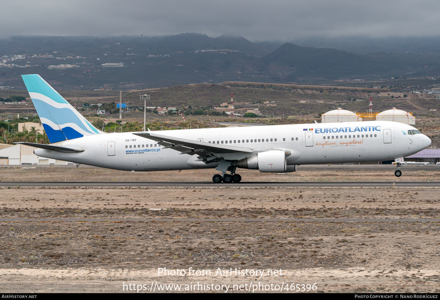 Aircraft Photo of CS-TST | Boeing 767-34P/ER | Euro Atlantic Airways | AirHistory.net #465396