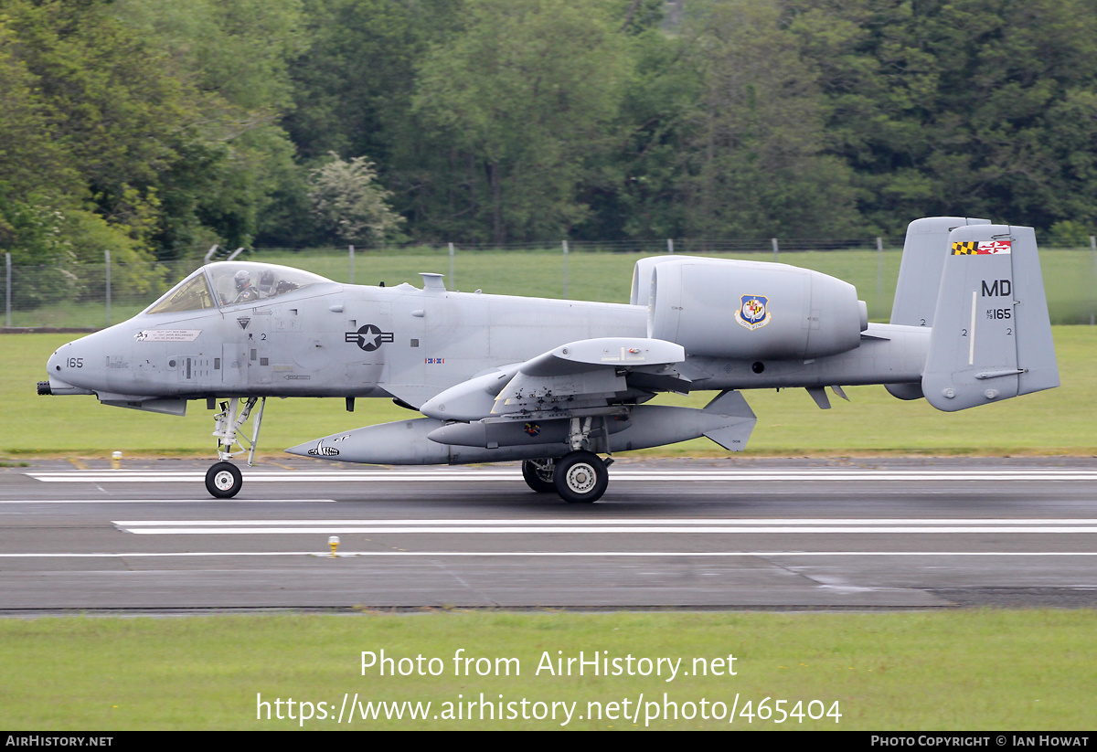 Aircraft Photo of 79-0165 / AF79165 | Fairchild A-10C Thunderbolt II | USA - Air Force | AirHistory.net #465404