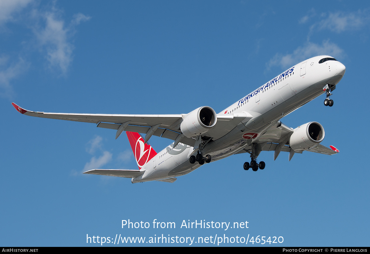 Aircraft Photo of TC-LGC | Airbus A350-941 | Turkish Airlines | AirHistory.net #465420