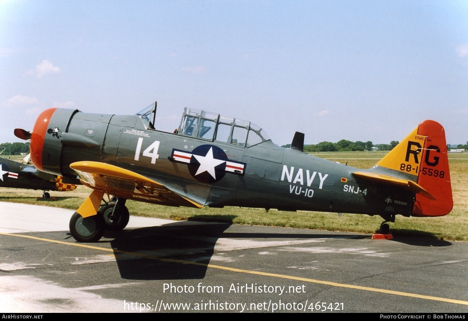 Aircraft Photo of N550SH / 88-15598 | North American AT-6D Texan | USA - Navy | AirHistory.net #465421