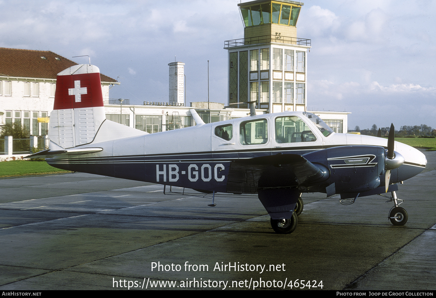 Aircraft Photo of HB-GOC | Beech 95 Travel Air | AirHistory.net #465424