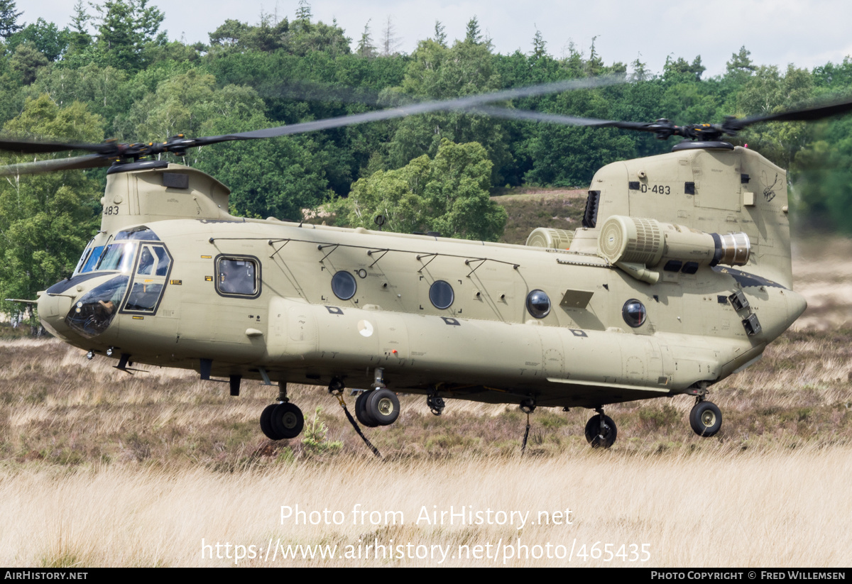 Aircraft Photo of D-483 | Boeing CH-47F Chinook (414) | Netherlands - Air Force | AirHistory.net #465435