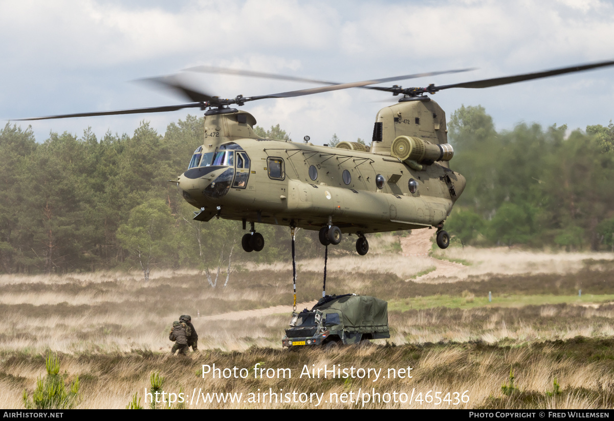 Aircraft Photo of D-472 | Boeing CH-47F Chinook (414) | Netherlands - Air Force | AirHistory.net #465436