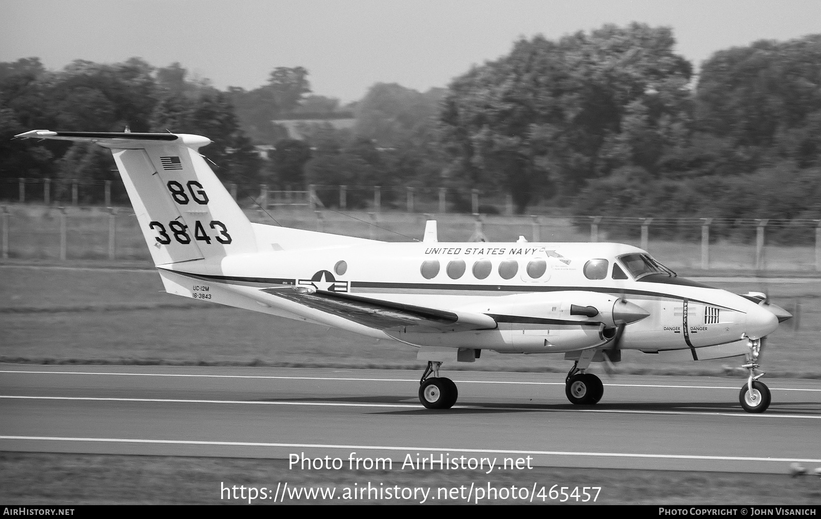 Aircraft Photo of 163843 / 3843 | Beech UC-12M Super King Air (B200C) | USA - Navy | AirHistory.net #465457