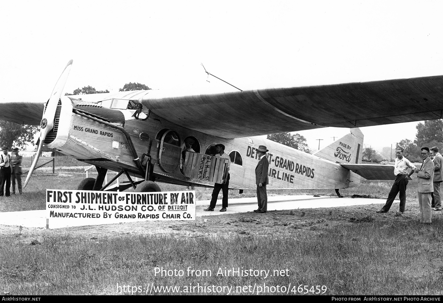 Aircraft Photo of 1 | Stout 2-AT | Detroit-Grand Rapids Airline ...